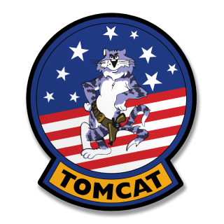 samolepka Top Gun Tomcat 9 cm