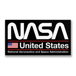 samolepka NASA United States 12 cm