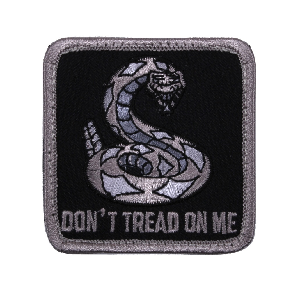 Nášivka Don`t Tread On Me velcro černá