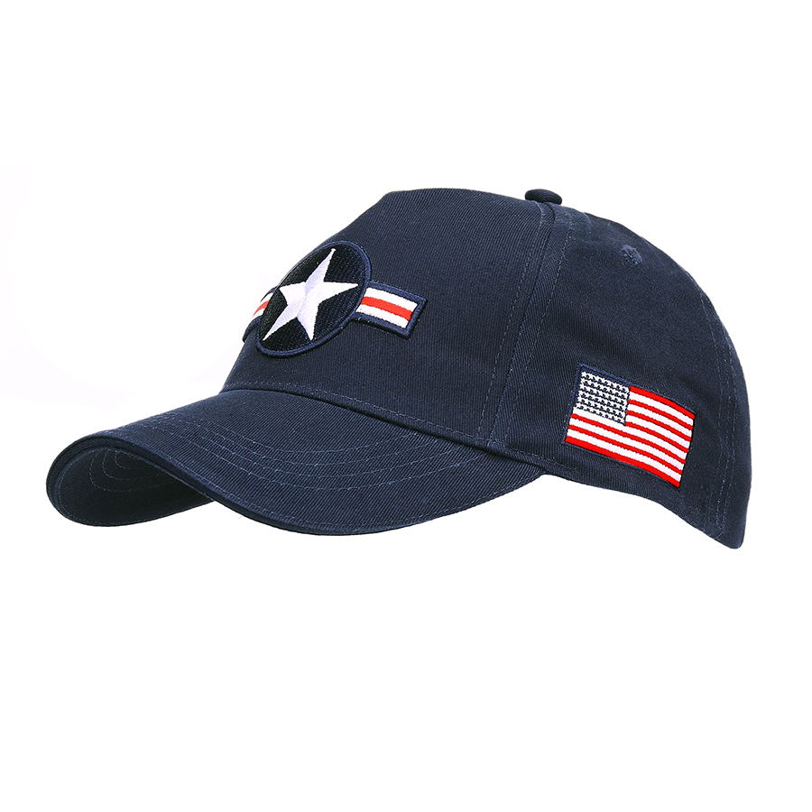 Kšiltovka Baseball USAF ROUND modrá