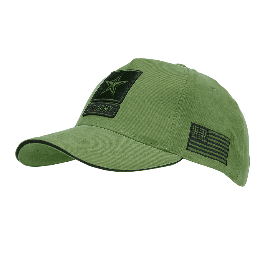 Kšiltovka Baseball U.S. ARMY zelená