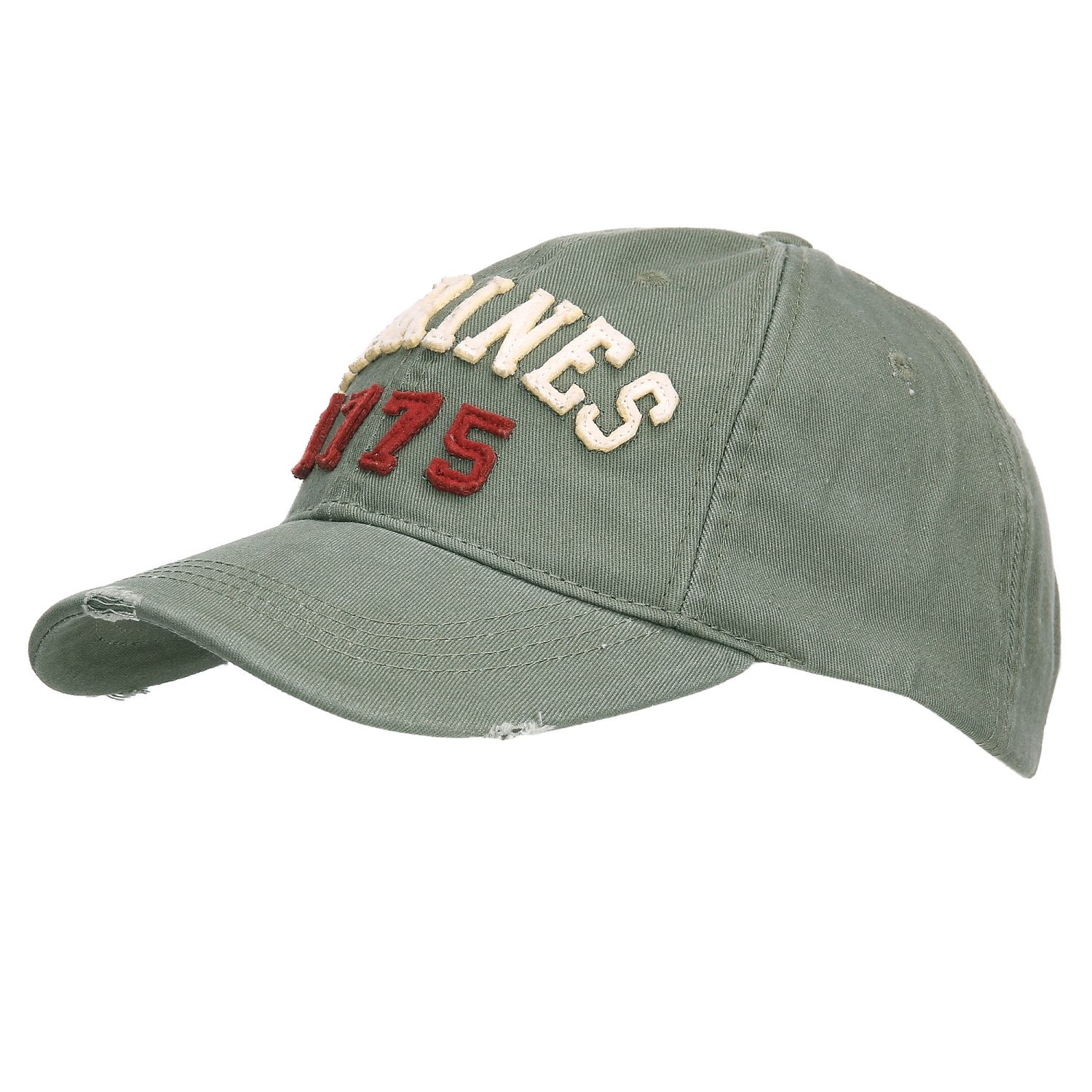Kšiltovka Baseball MARINES 1775 washed zelená
