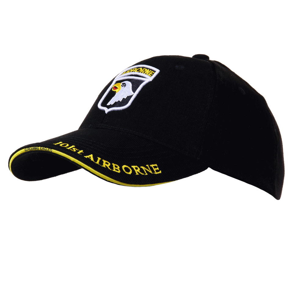 Kšiltovka Baseball 101st Airborne černá