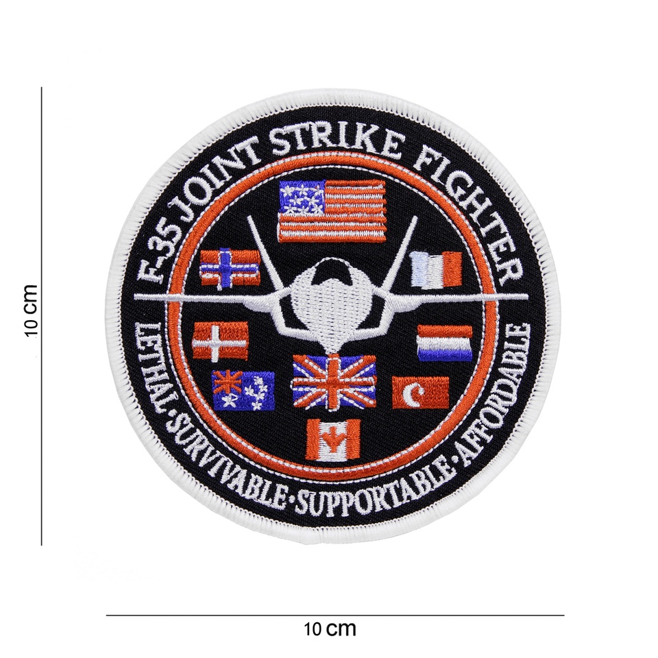 Nášivka Joint Strike Fighter F-35 černá