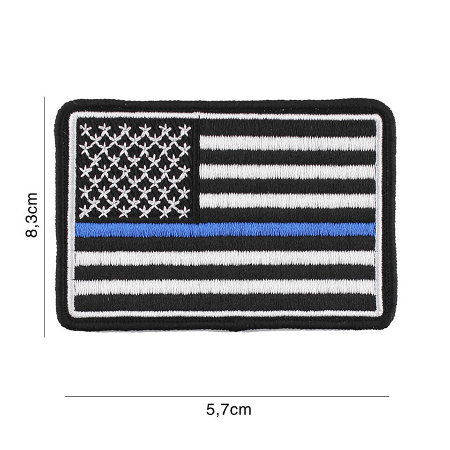Nášivka USA Blue Thin Line