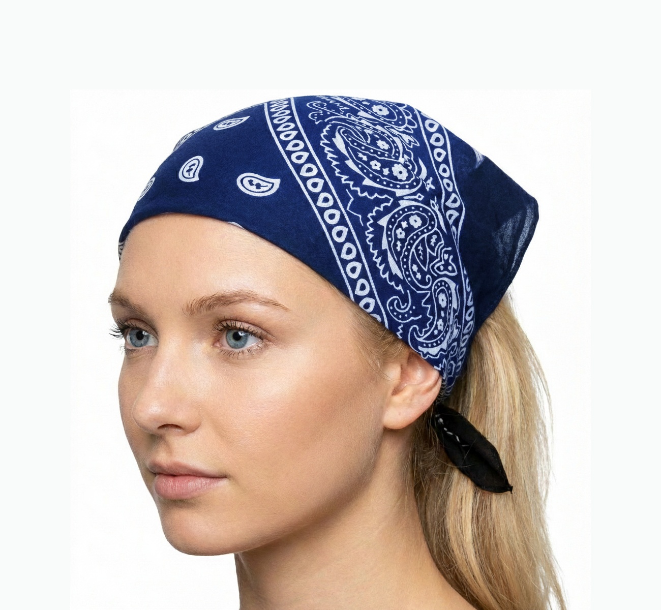 Šátek Bandana modro/bílá