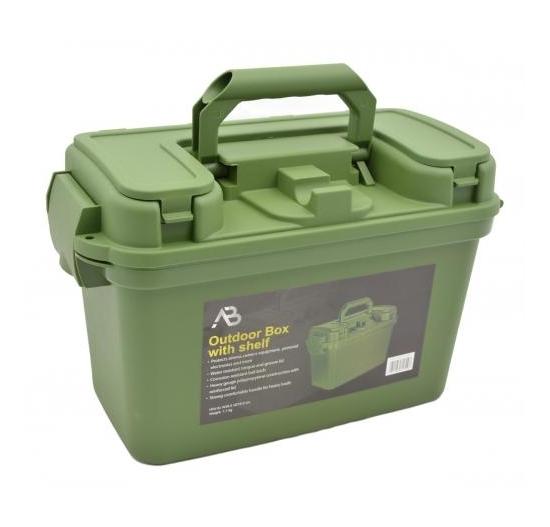 Plastová bedna OUTDOOR 9 L zelená