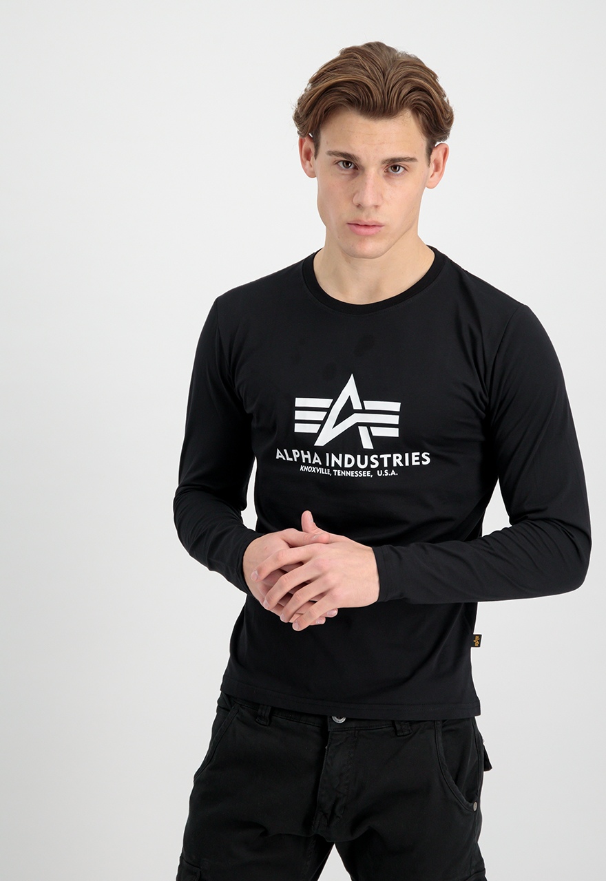 Tričko Basic T - LS black