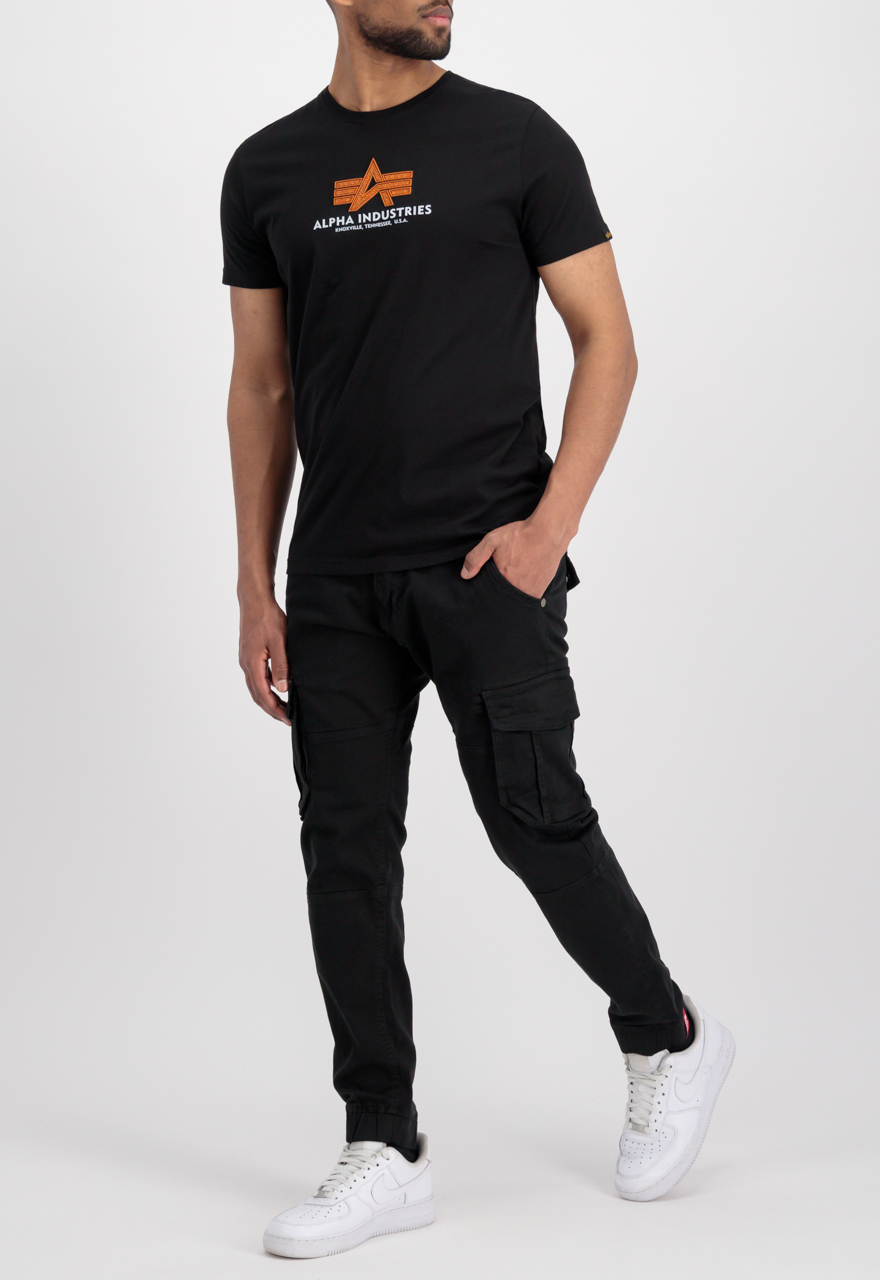 Tričko Basic T Rubber Print black