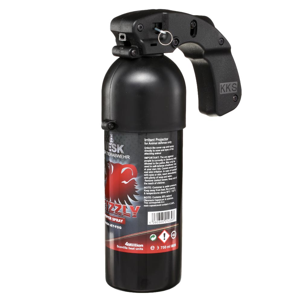 Pepřový sprej na medvědy VESK Grizzly 750 ml