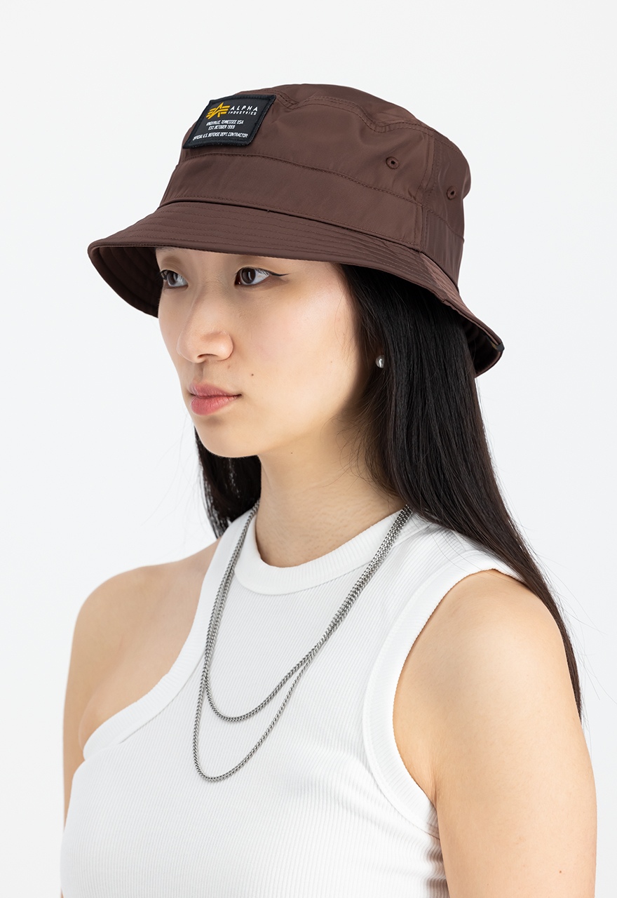 Klobouk Crew Bucket Hat hunter brown