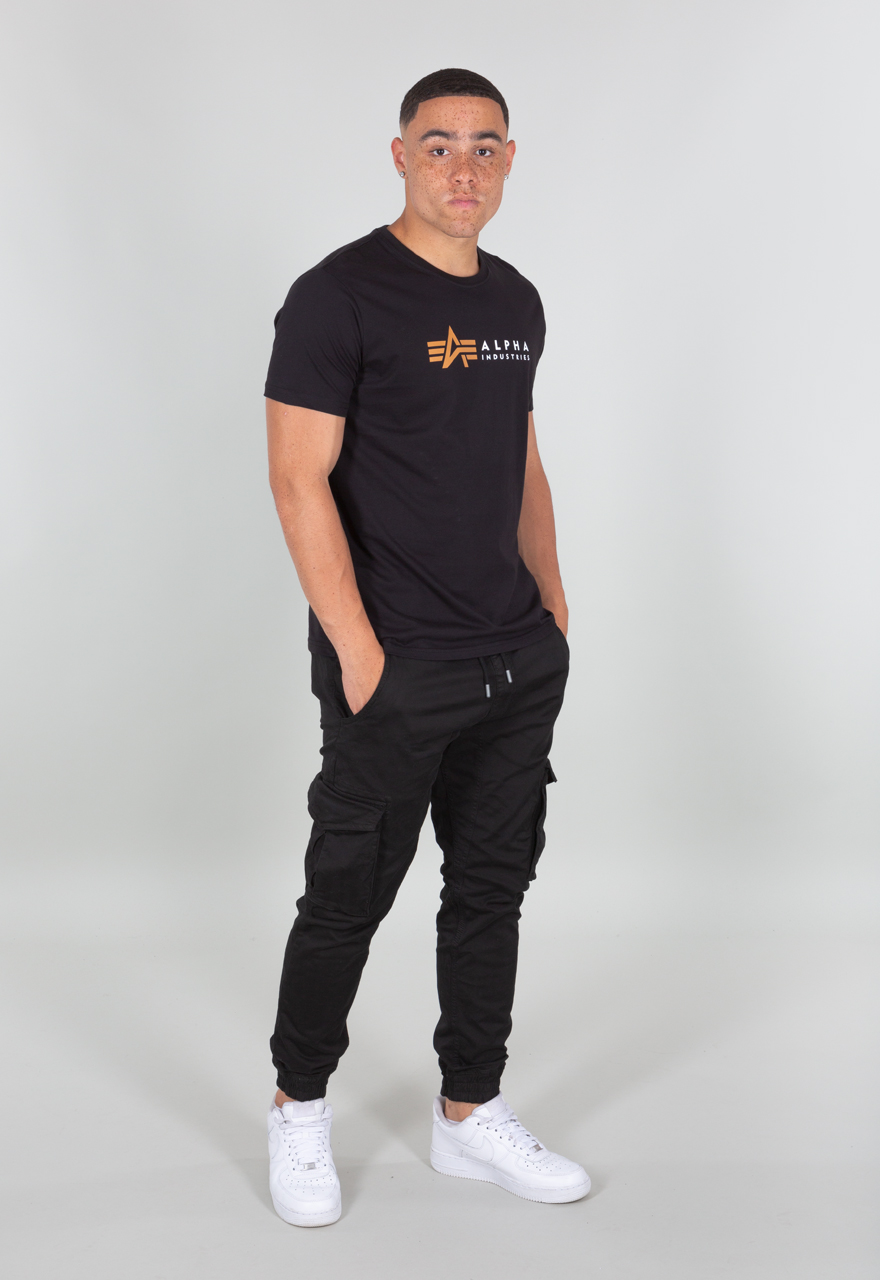 Tričko Alpha Label T black