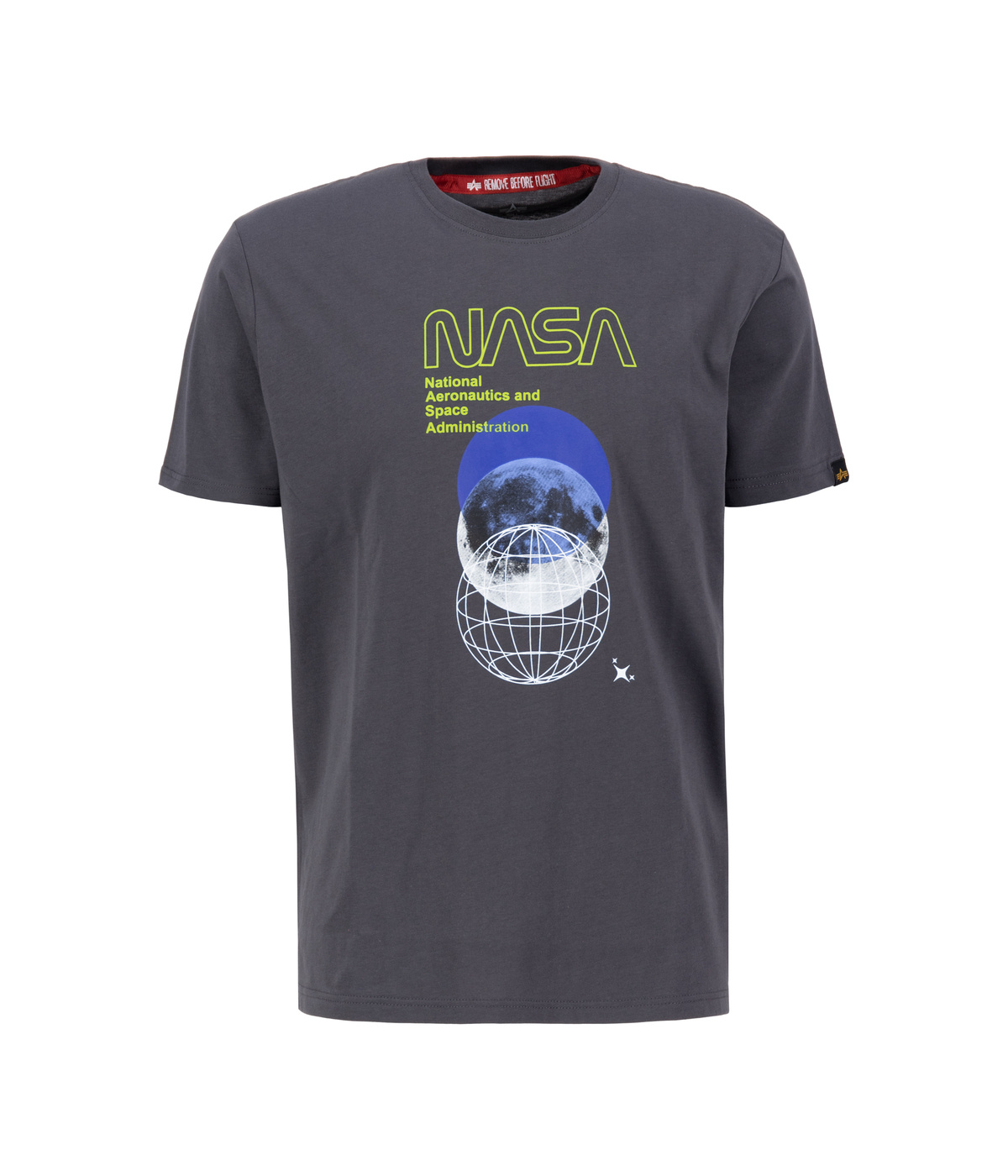 Tričko NASA Orbit T vintage grey