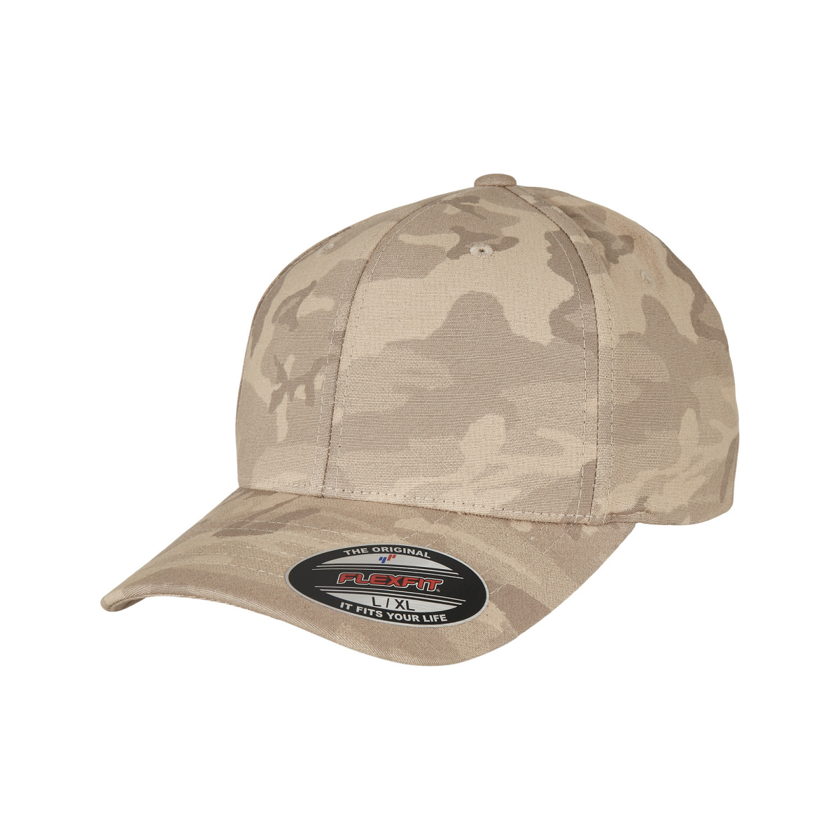 Kšiltovka Flexfit Light Camo dark beige Camo