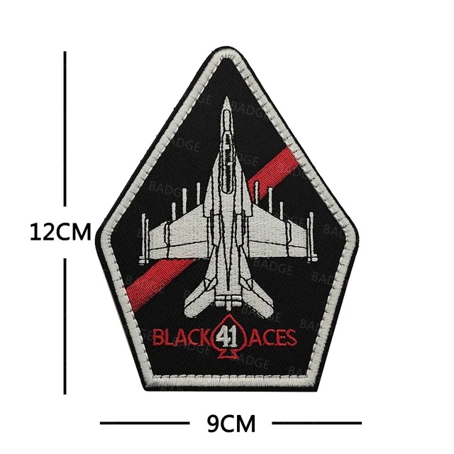 Nášivka Black Aces VFA-41 černá