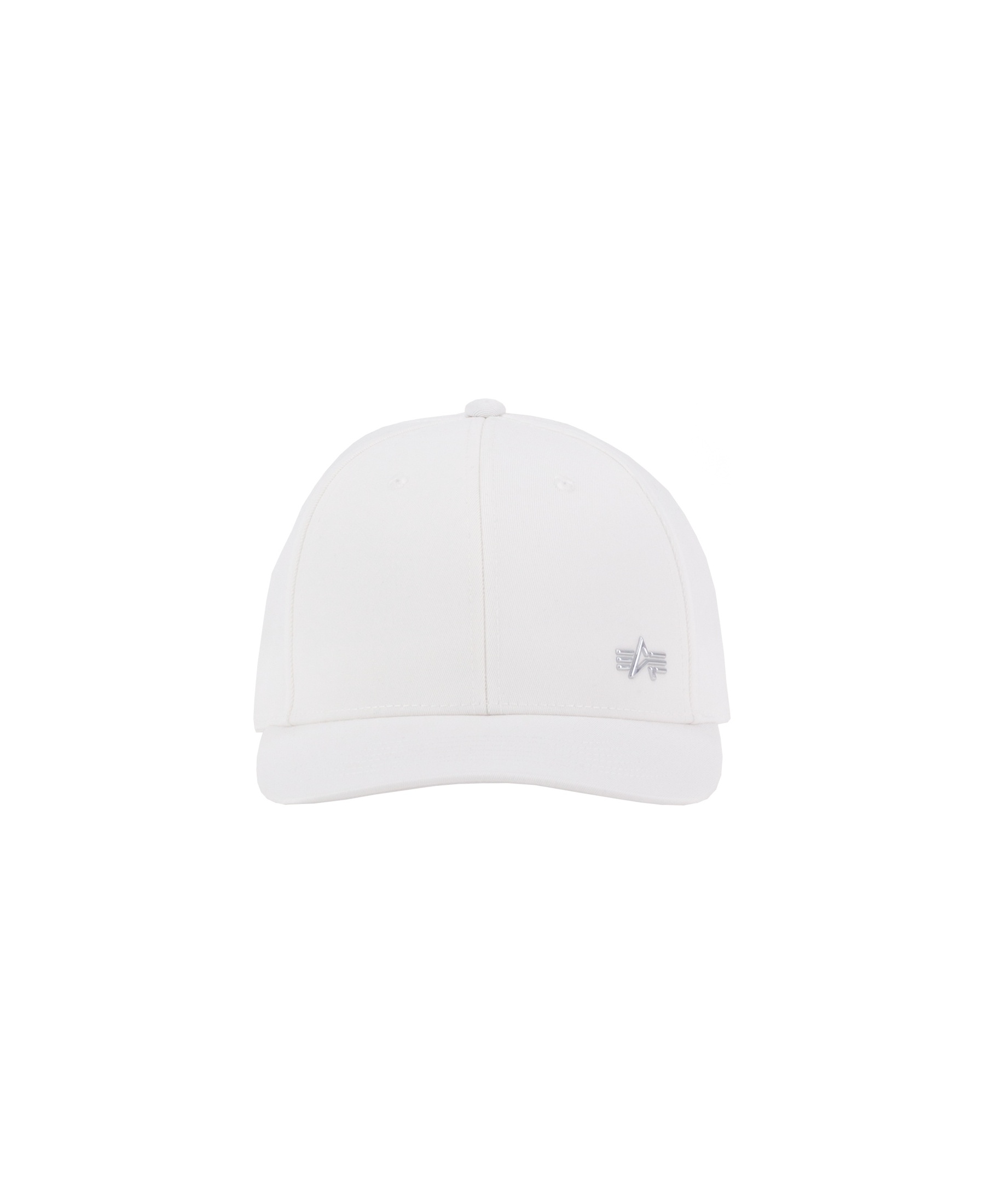 Kšiltovka Metal Label Cap bílo / stříbrná