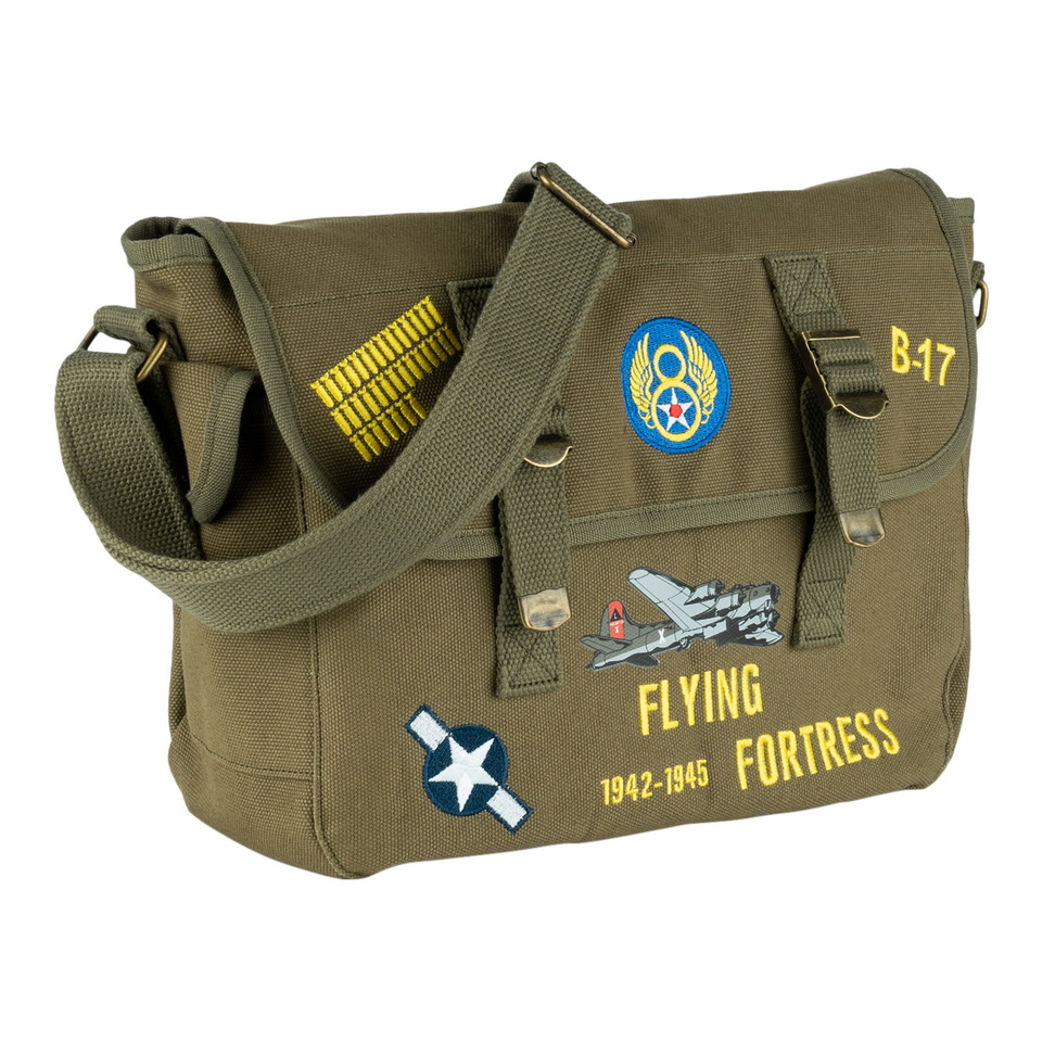 Taška přes rameno B-17 Flying Fortress zelená 10L