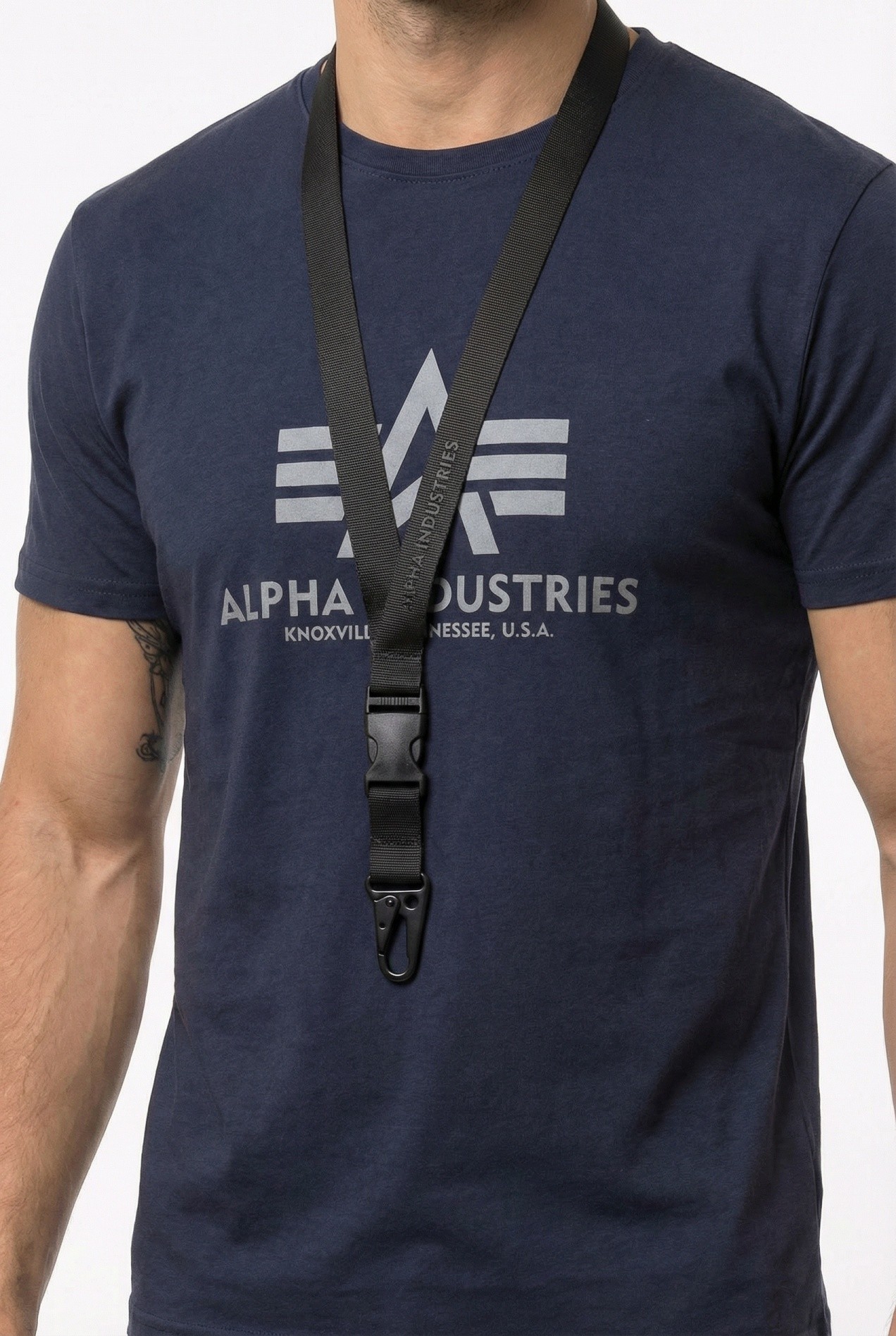 Klíčenka na krk Alpha Utility Lanyard black