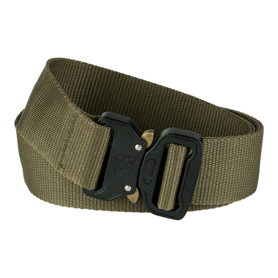 Opasek se sponou Tactical Belt zelený 125 cm 38 mm