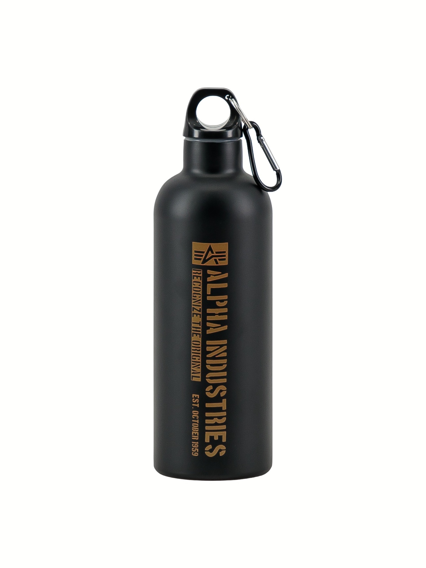 Nerezová láhev Logo Water černá 500 ml