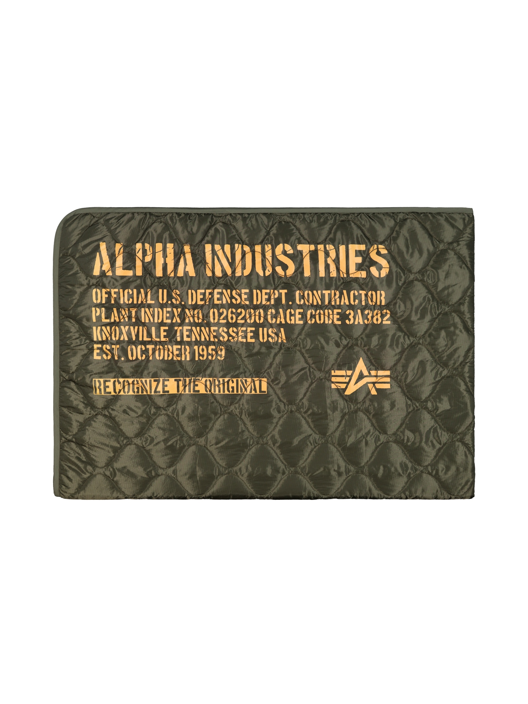 Alpha Industries pikniková skládací deka Packable Picknick Blanket tmavě olivová 200 × 145 cm