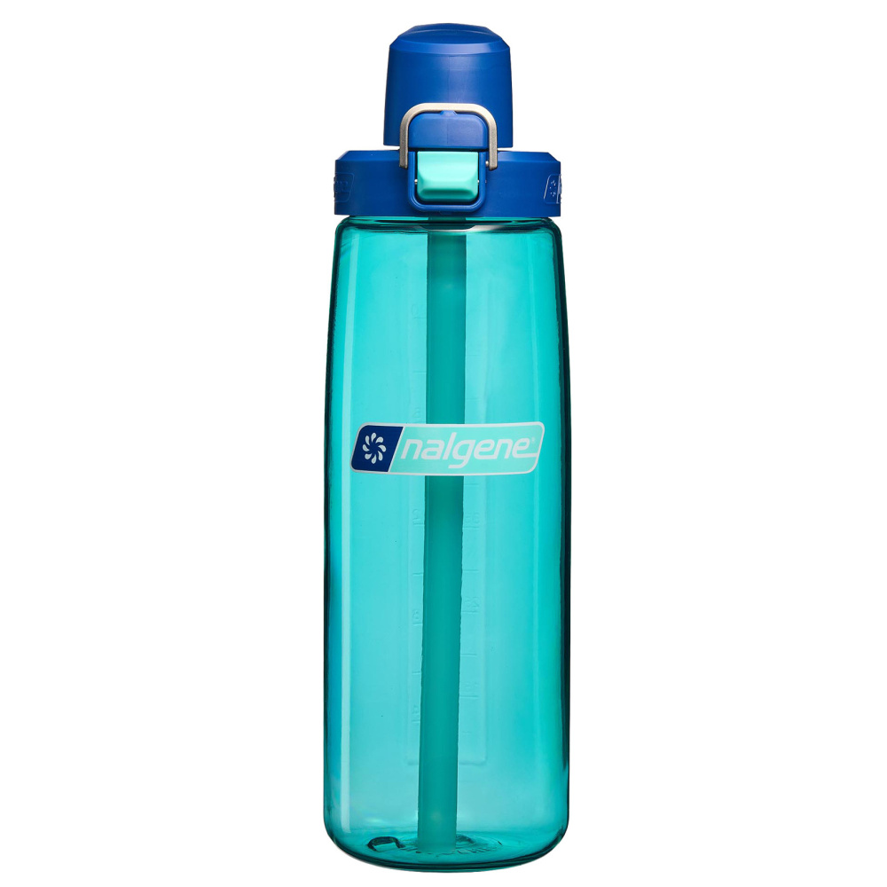 Láhev Nalgene FreshFlow Straw aqua s modrým uzávěrem 700 ml