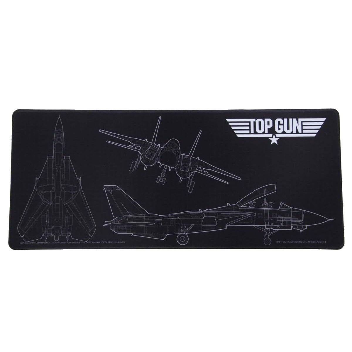 Herní podložka na stůl Top Gun 70 x 30 cm