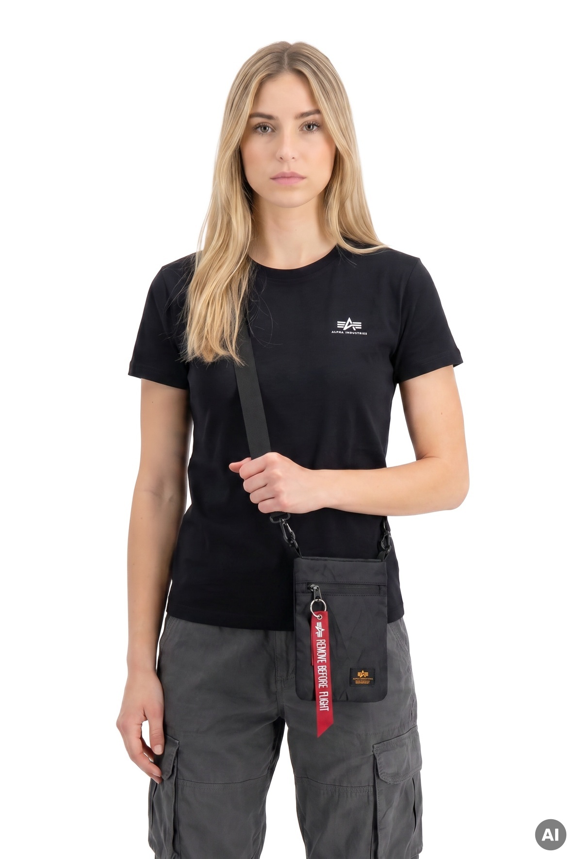 Taška na doklady Travel Sling Bag černá