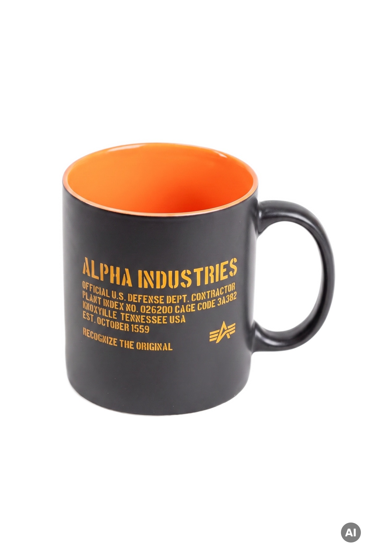 Keramický hrnek Alpha Industries Ceramic Mug černý 330 ml