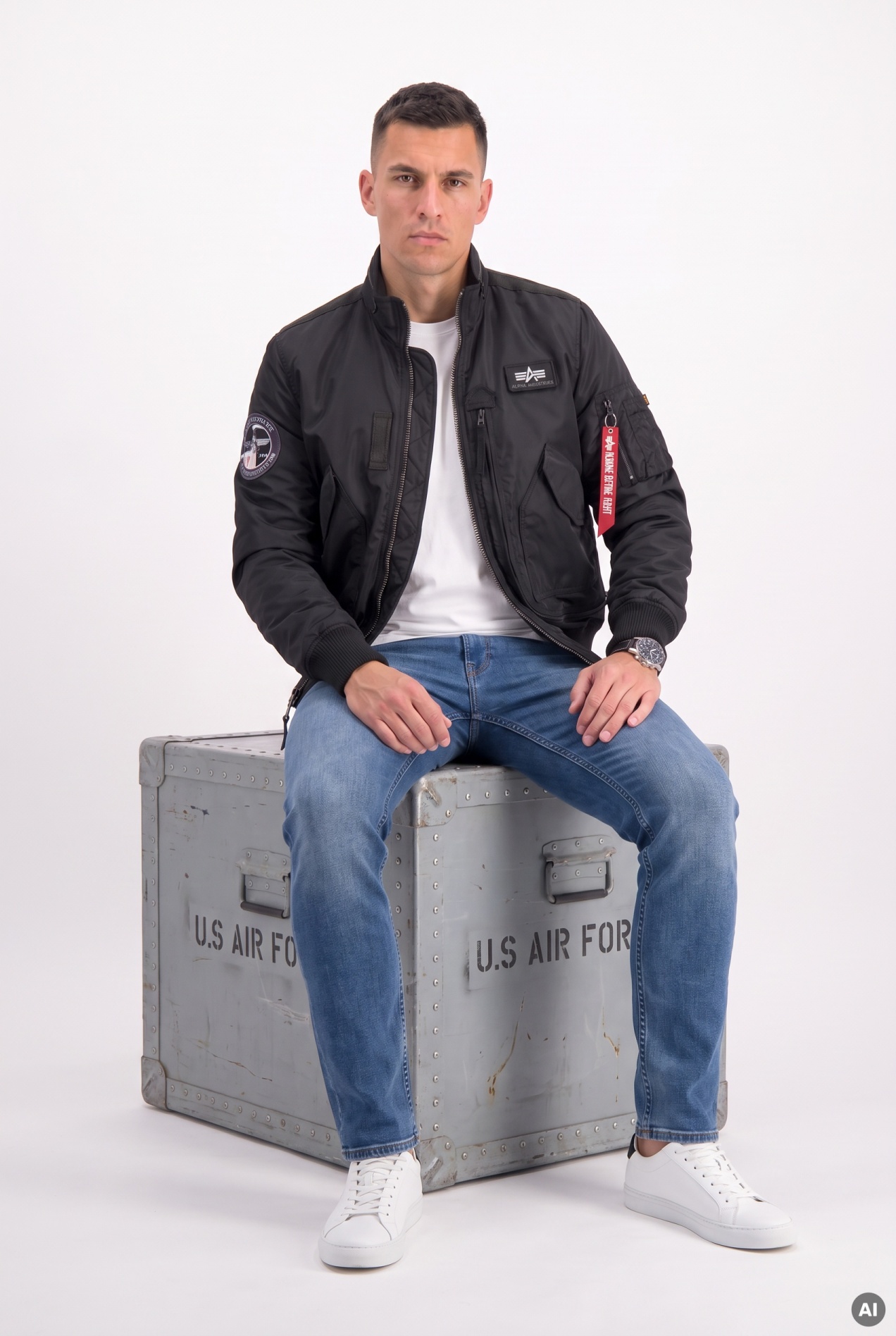 Bunda Alpha Industries ENGINE černá
