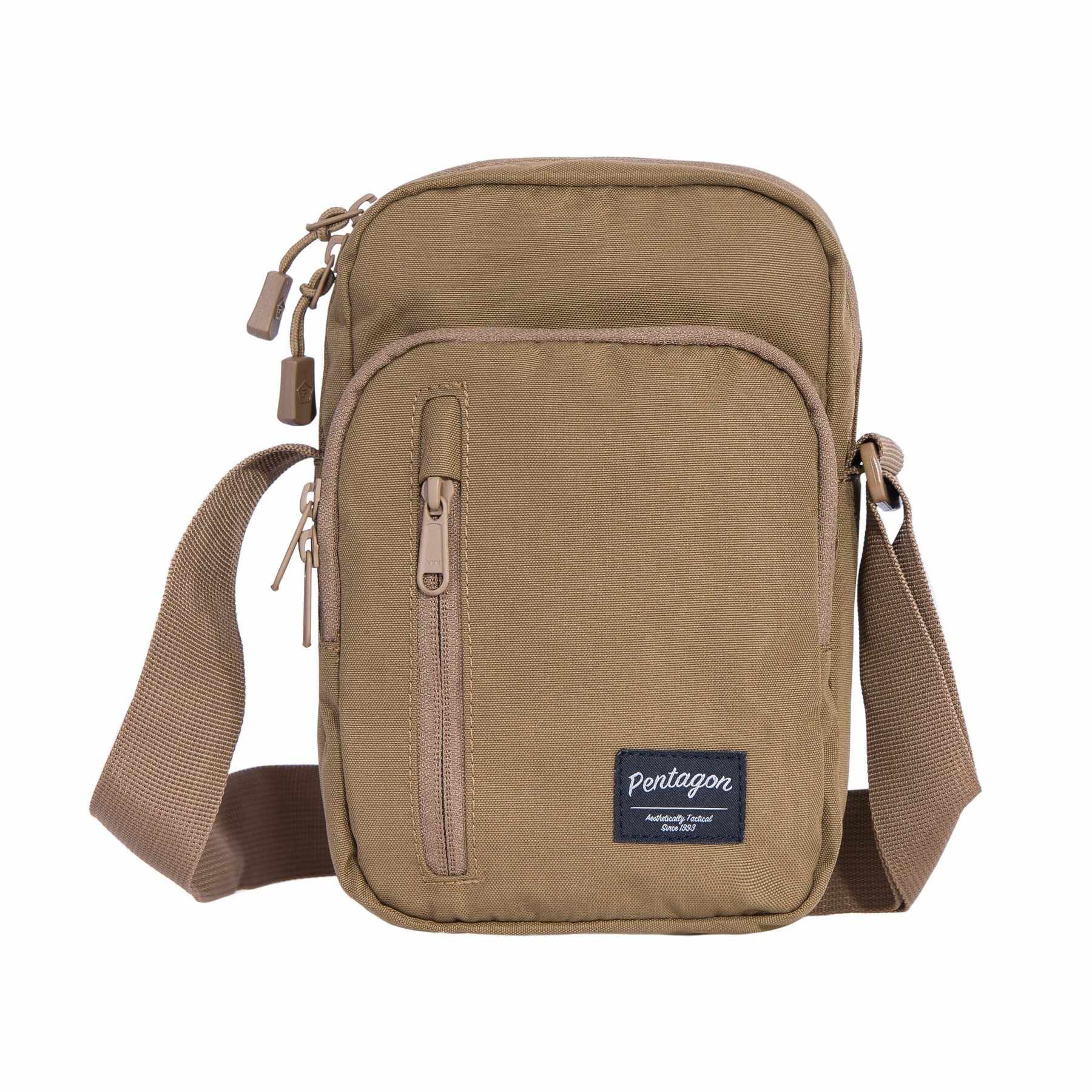 Taška přes rameno KLEOS MESSENGER coyote