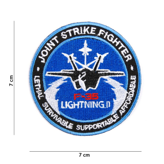 nášivka Joint Strike Fighter F-35 tmavo modrá