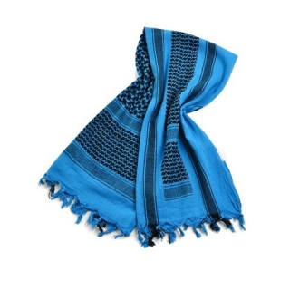 šátek Shemag Palestina modro/černý
