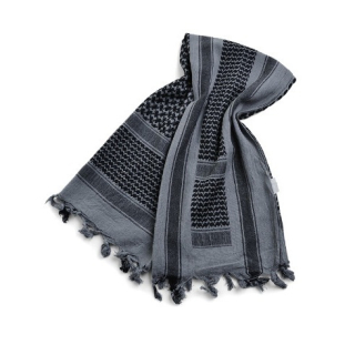 šátek Shemag Palestina šedo/černý