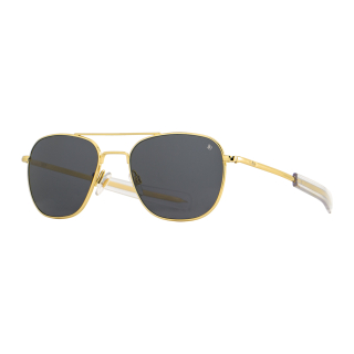 sluneční brýle Original Pilot OP210 zlaté se šedými nylonovými skly polarizovaná