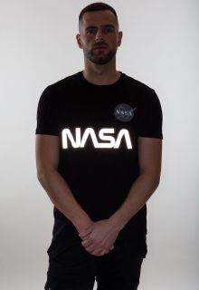 tričko NASA REFLECTIVE T black