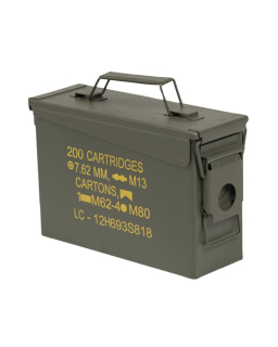 kovová muniční bedna US M19A1 CAL.30 zelená