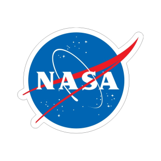 samolepka NASA kulatá 5cm
