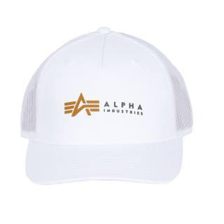 čepice Alpha Label Trucker Cap white
