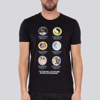 tričko Apollo Mission T-Shirt black
