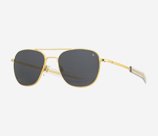 sluneční brýle Original Pilot OP106 zlaté se šedými skly