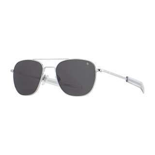 sluneční brýle Original Pilot OP241 stříbrné matné se šedými skly