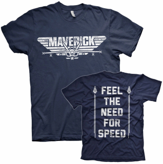 tričko Top Gun Maverick - Need For Speed námořní modrá