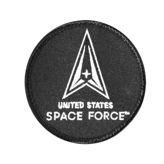 nášivka US Space Force velcro černá 8cm