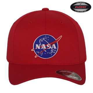čepice NASA Insignia Flexfit Cap červená
