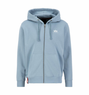 mikina Basic Zip Hoody SL greyblue