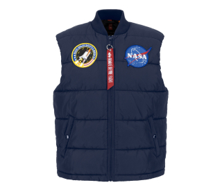 vesta Puffer Vest NASA rep.blue