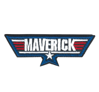 nášivka Maverick Movie Logo 10x3,5cm velcro