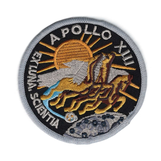 nášivka Apollo 13 XII Ex Luna Scientia nažehlovací 9cm