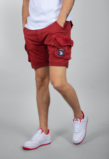 kraťasy Crew Short Patch rbf red